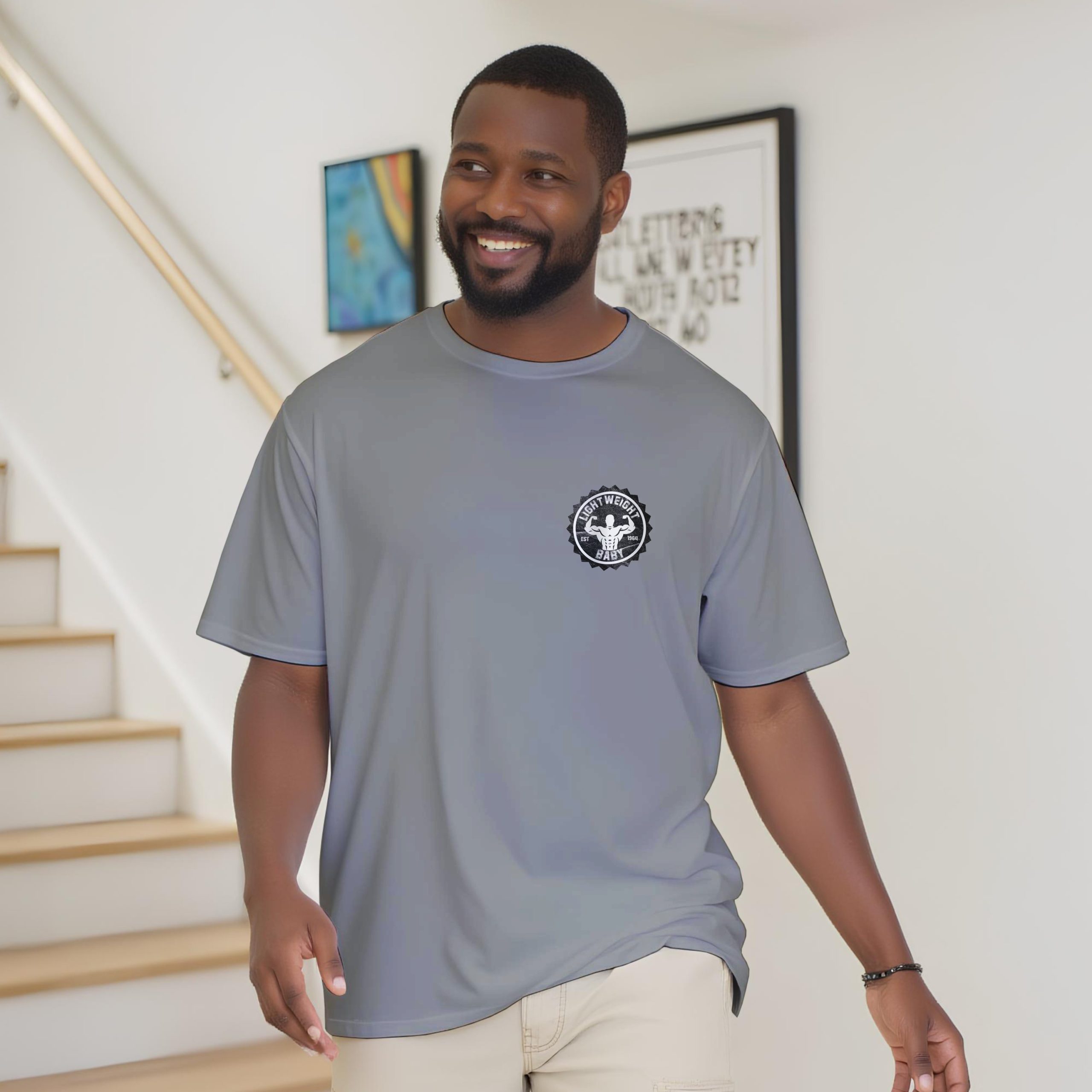 Ronnie Coleman Yeah Buddy T-Shirt, Lightweight Baby Gym Tee, 1964 Powerlifter Gift - Image 11